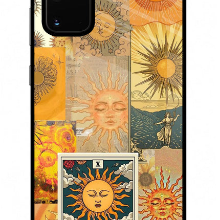Sun Samsung S20 Plus Glass Case Back Cover by Casekaro
