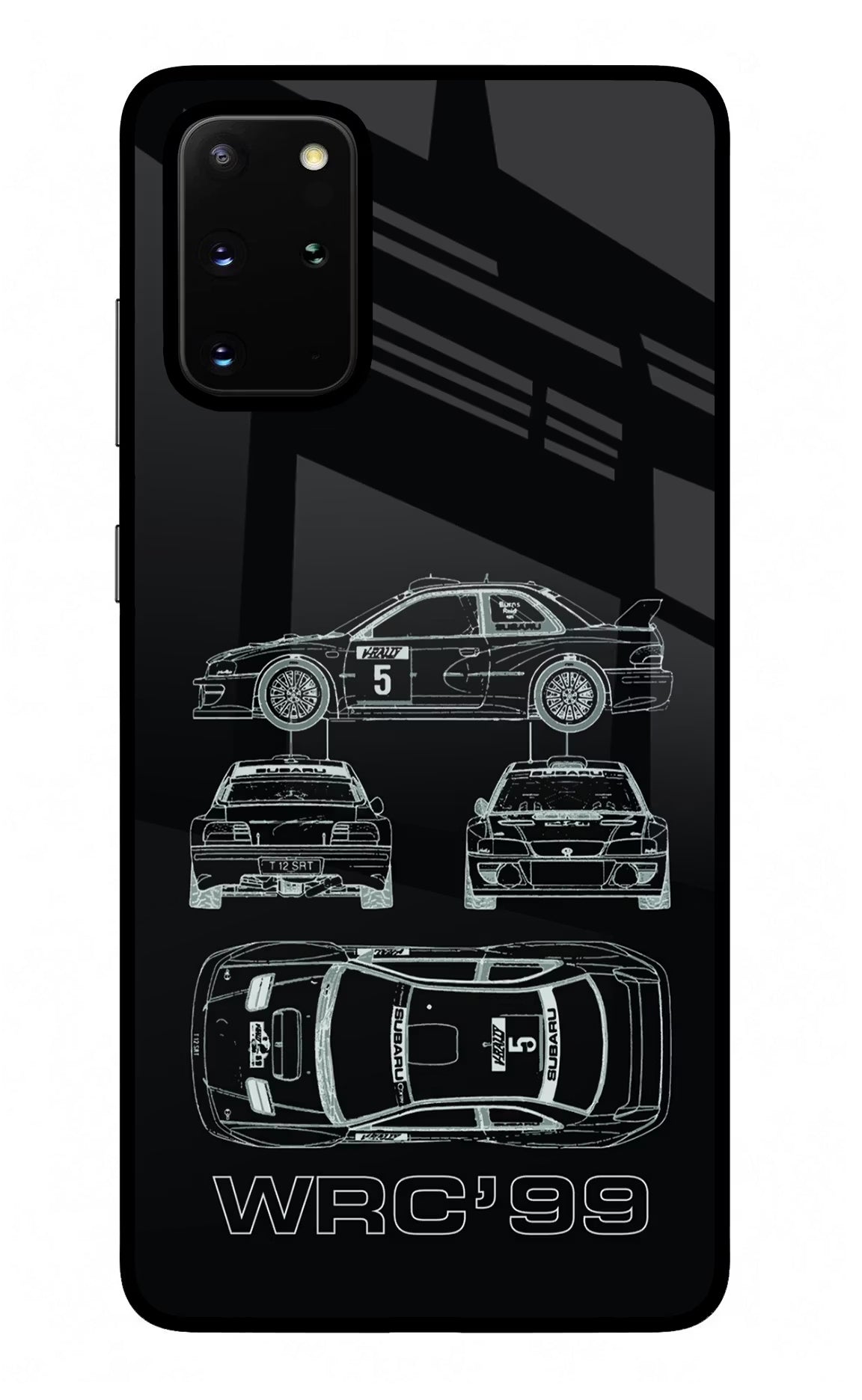 WRC'99 Samsung S20 Plus Glass Case Back Cover by Casekaro