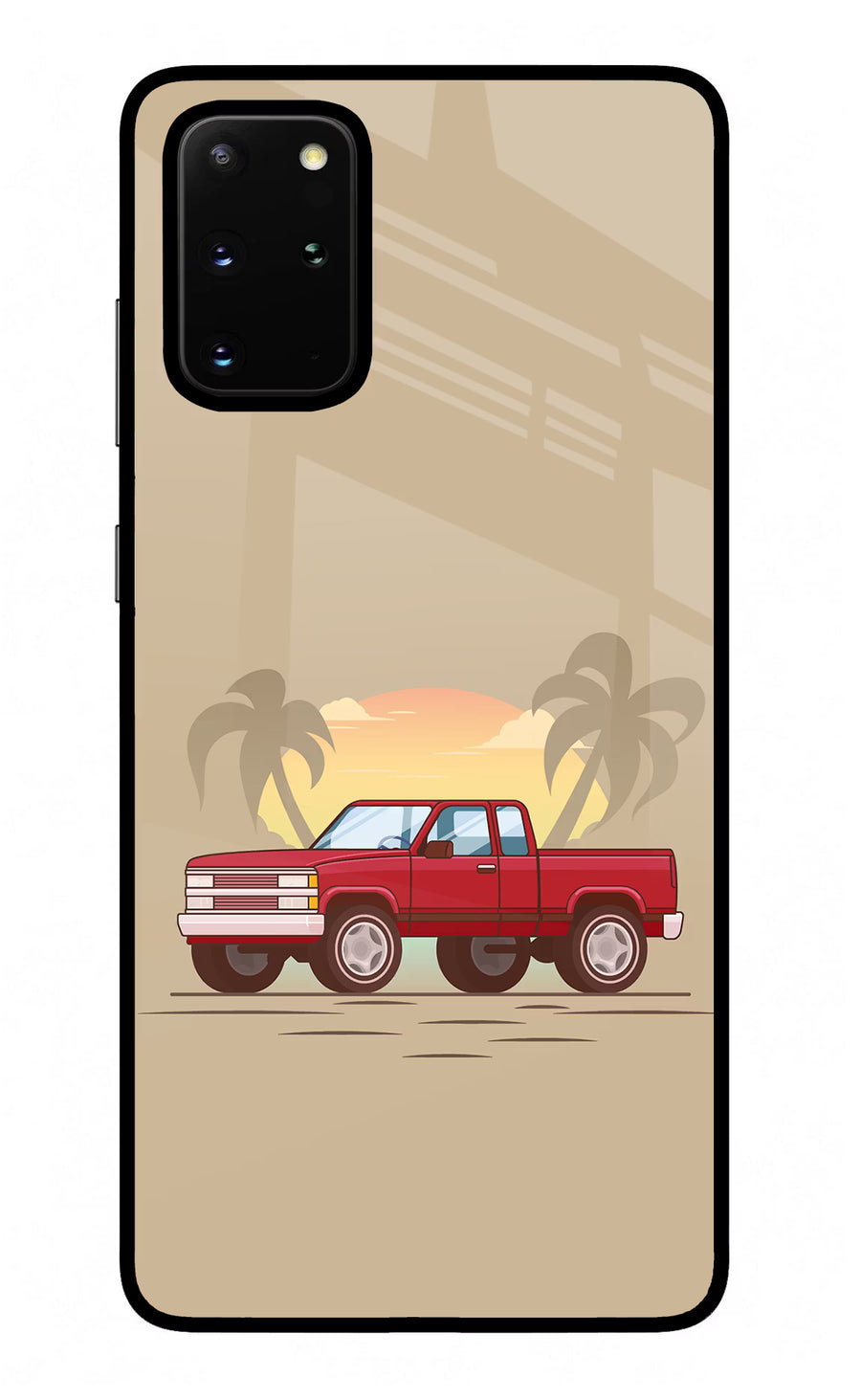 Desert Classic Drive Samsung S20 Plus Back Cover, Glass case