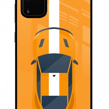 Highway Pursuit Samsung S20 Plus Glass Case Back Cover by Casekaro