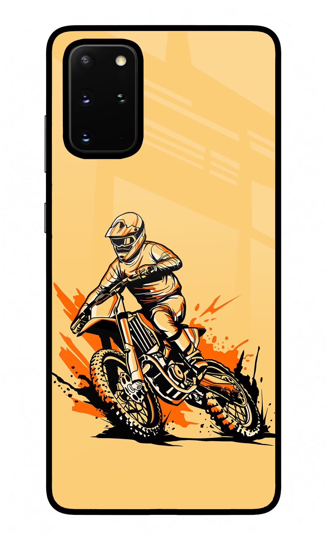 Off-Road Fury Samsung S20 Plus Glass Case Back Cover by Casekaro
