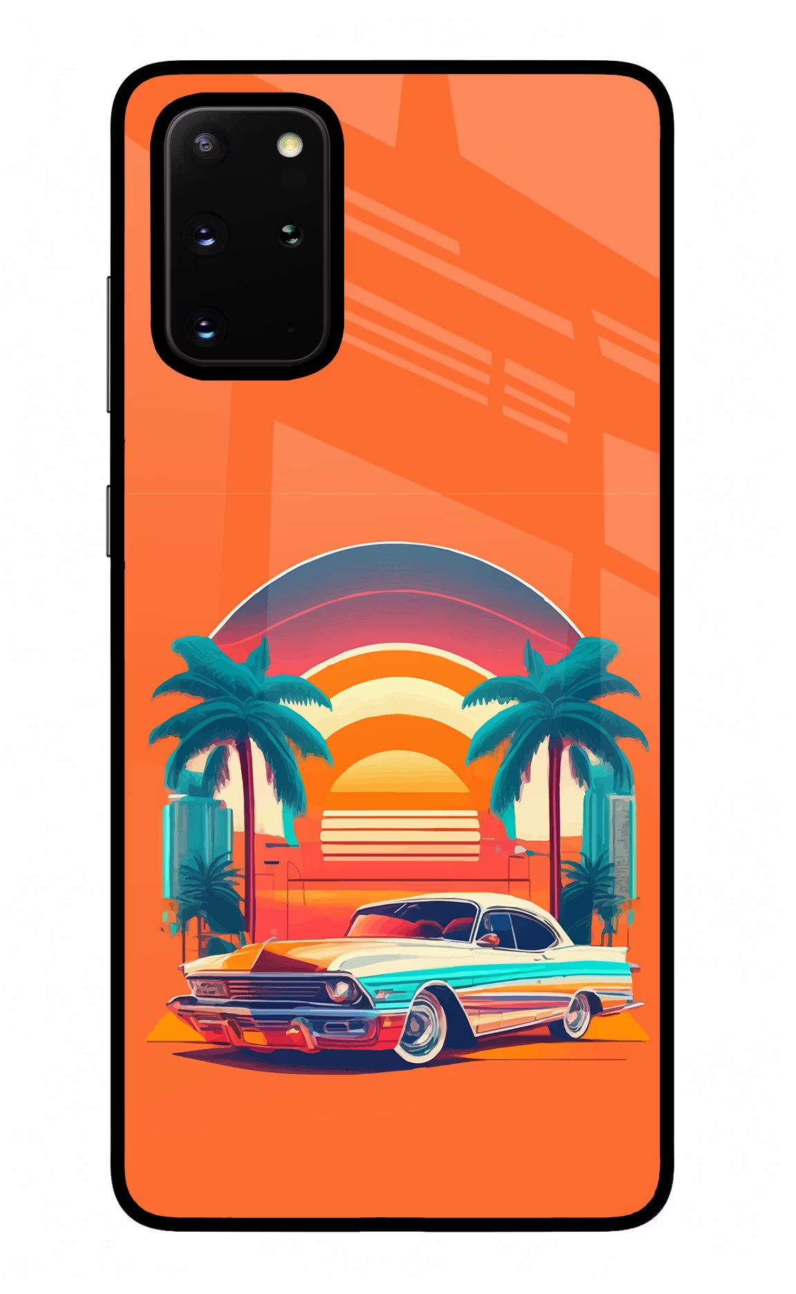 Palm Drive 80s Samsung S20 Plus Glass Case