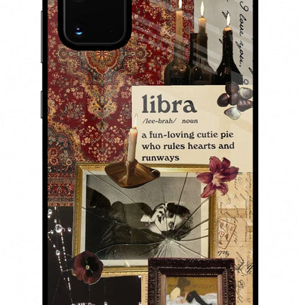 Libra Zodiac Samsung S20 Plus Glass Case Back Cover by Casekaro