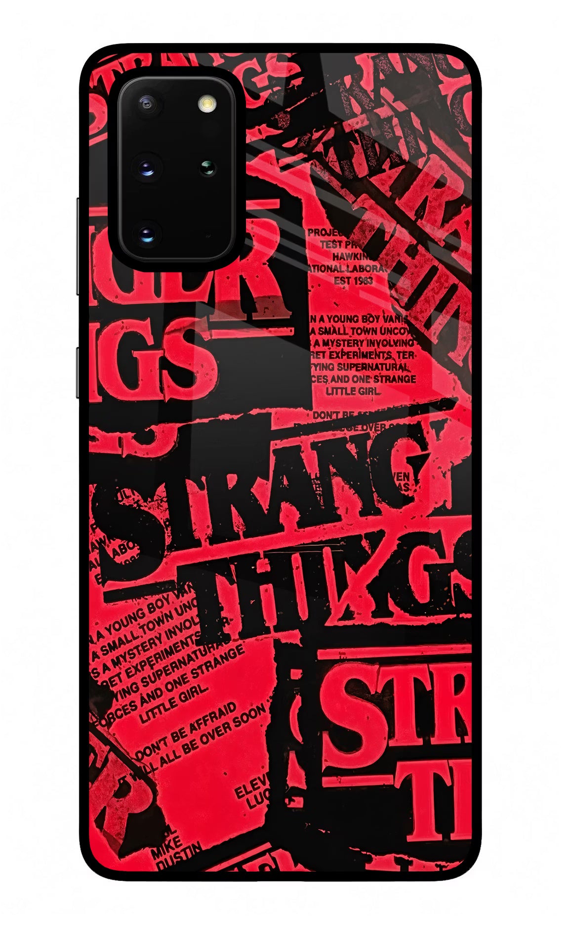 Ordinary Things Samsung S20 Plus Glass Case Back Cover by Casekaro