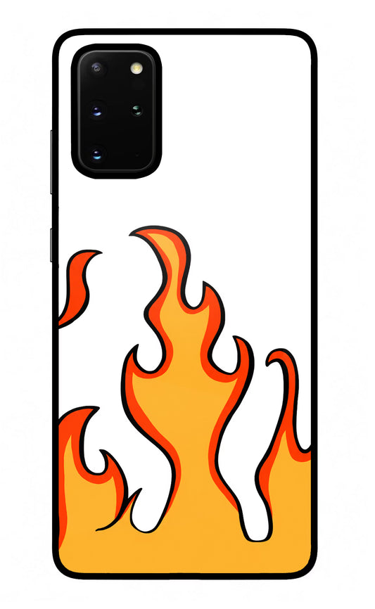 Fired Up – White Samsung S20 Plus Glass Case