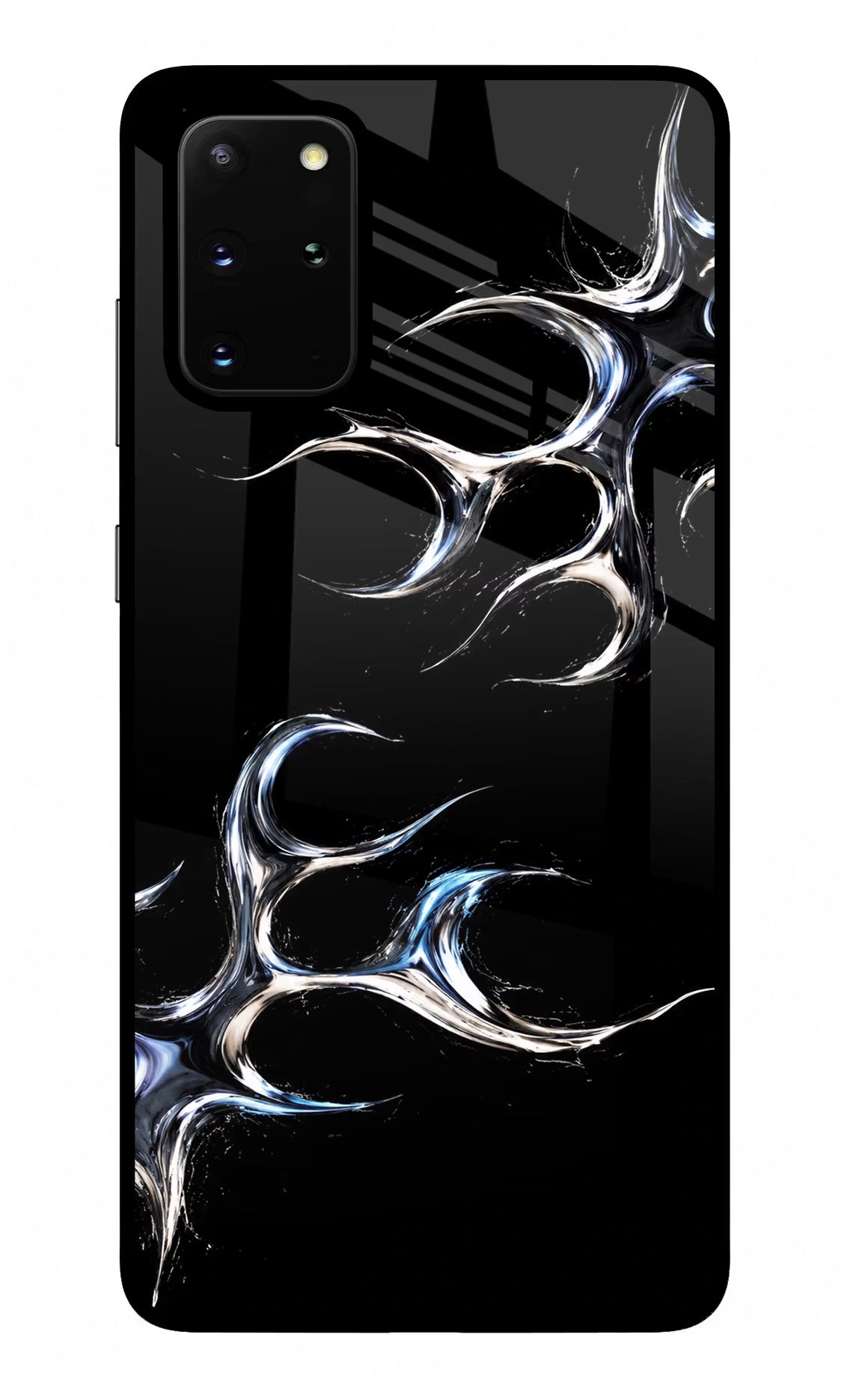 Chrome Tribal Samsung S20 Plus Glass Case Back Cover by Casekaro