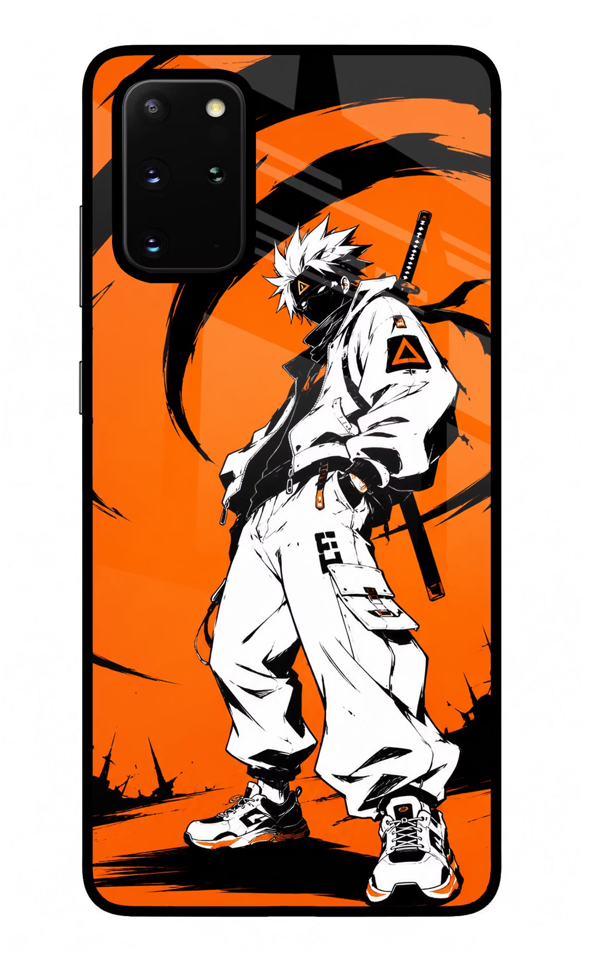 Street Samurai  Samsung S20 Plus Glass Case Back Cover by Casekaro