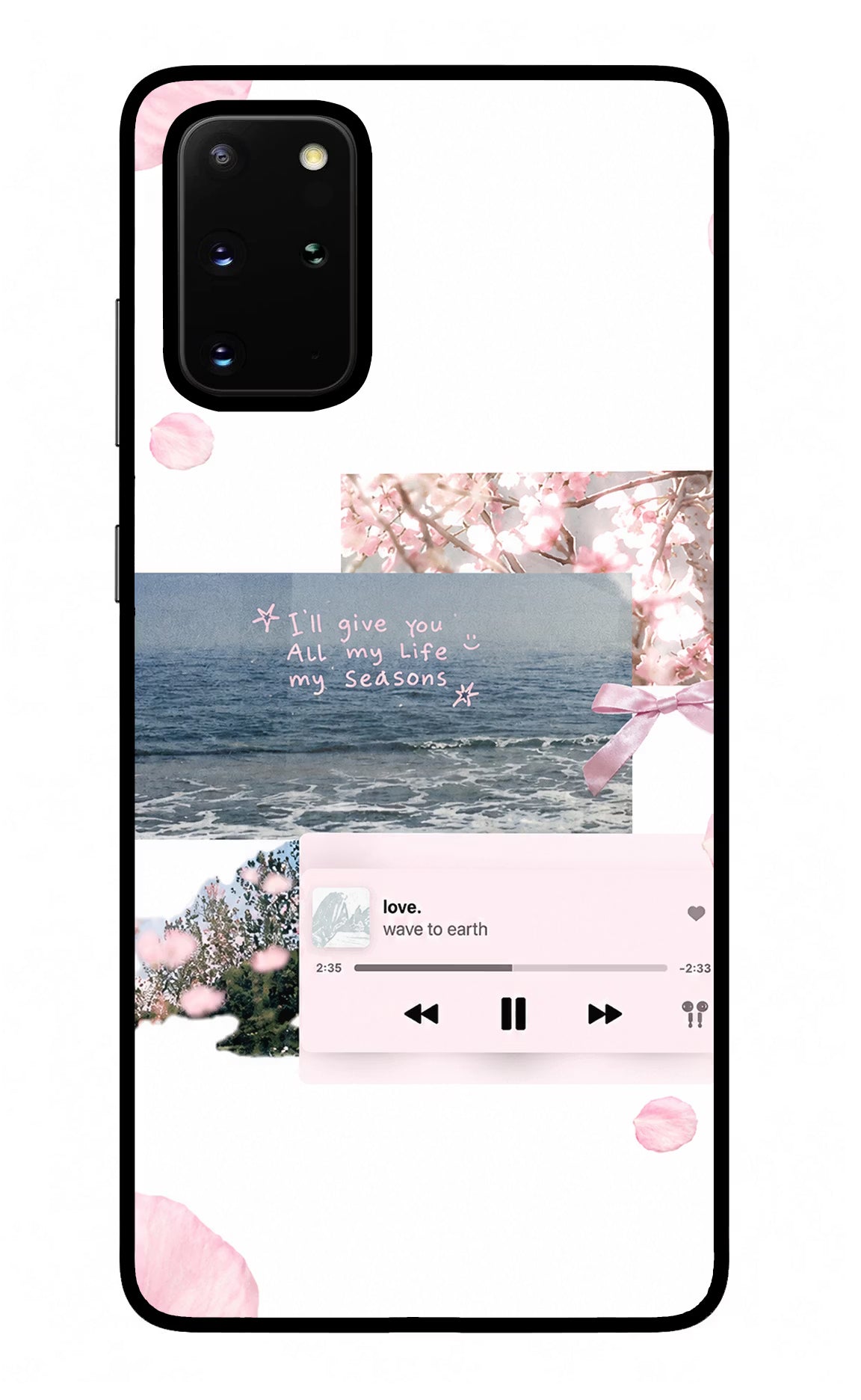 Wave to earth Samsung S20 Plus Glass Case