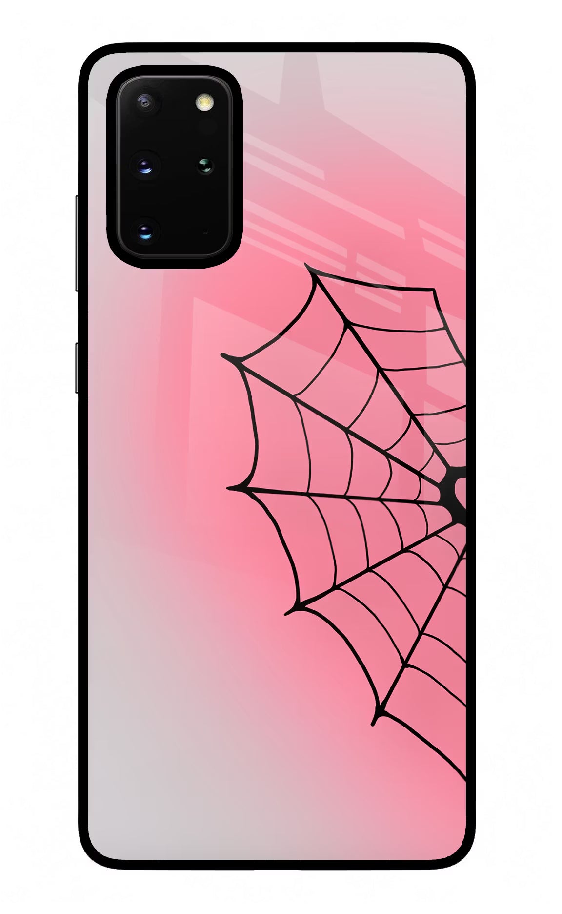 Pink Web Samsung S20 Plus Glass Case