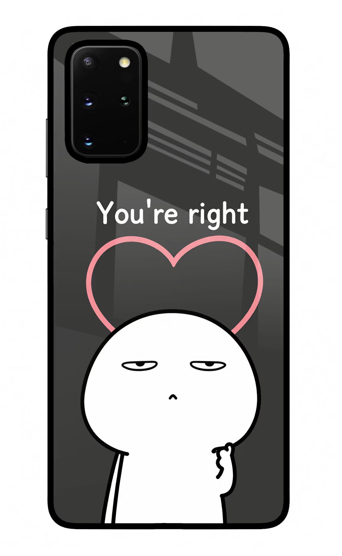 You're Right Samsung S20 Plus Glass Case