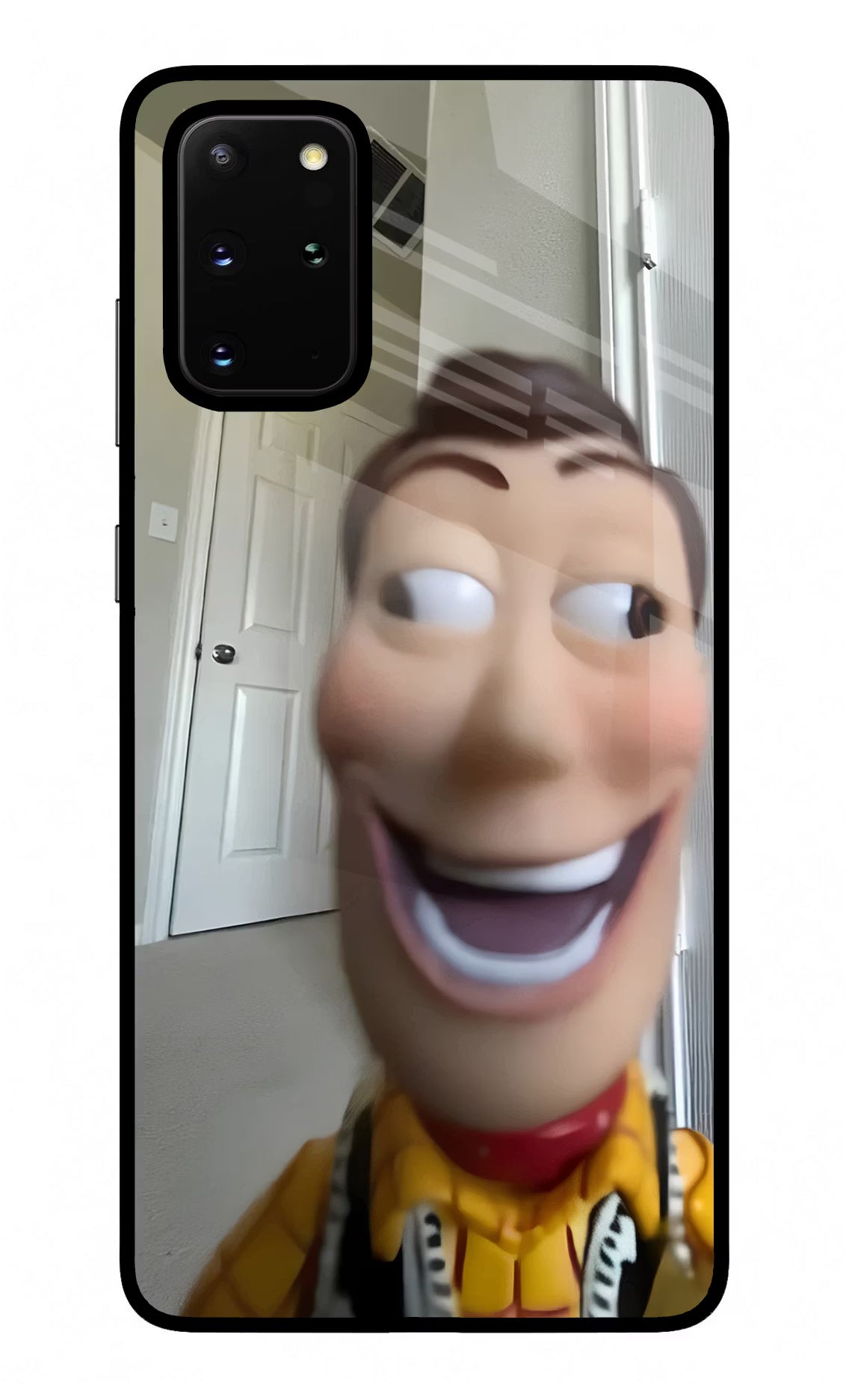 Side Eye Woody Samsung S20 Plus Glass Case