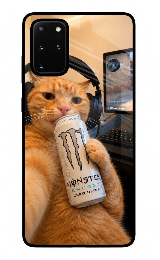 Gamer Cat Energy Samsung S20 Plus Glass Case