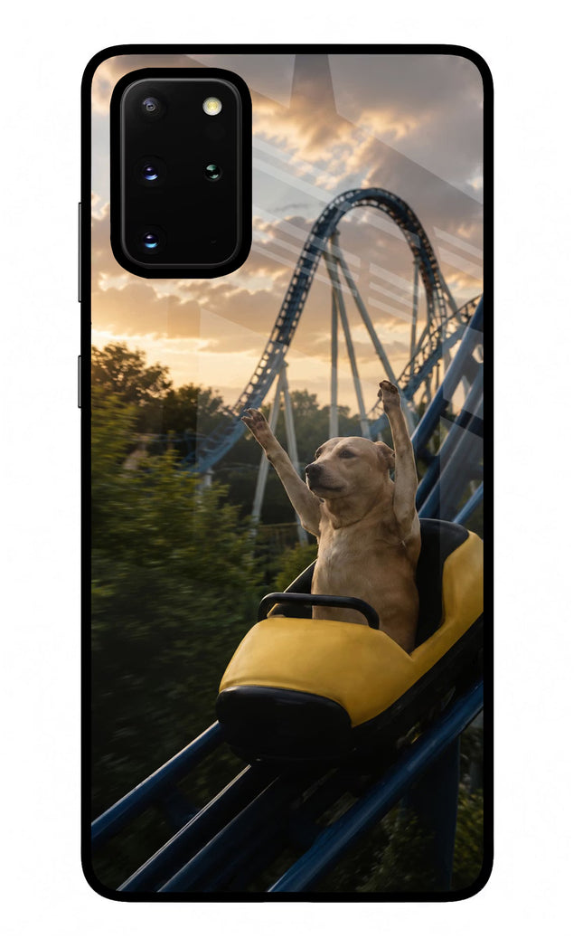 Rollercoaster Dog Samsung S20 Plus Glass Case
