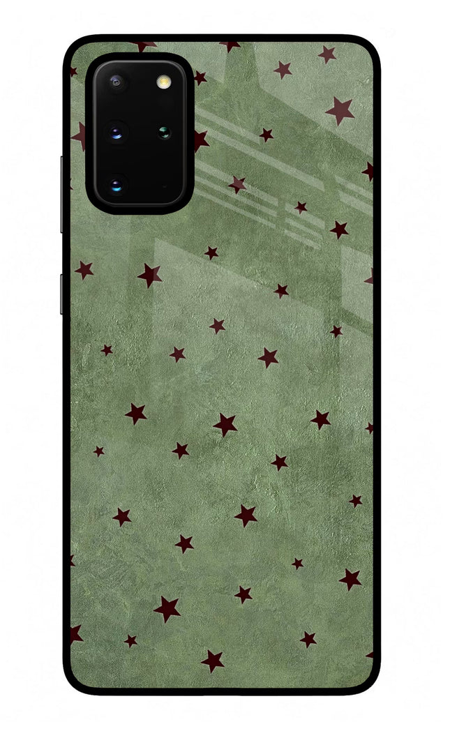 Green Stars Samsung S20 Plus Glass Case