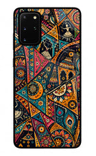 Folk Print Samsung S20 Plus Glass Case