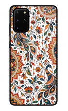 White Mayura Samsung S20 Plus Glass Case