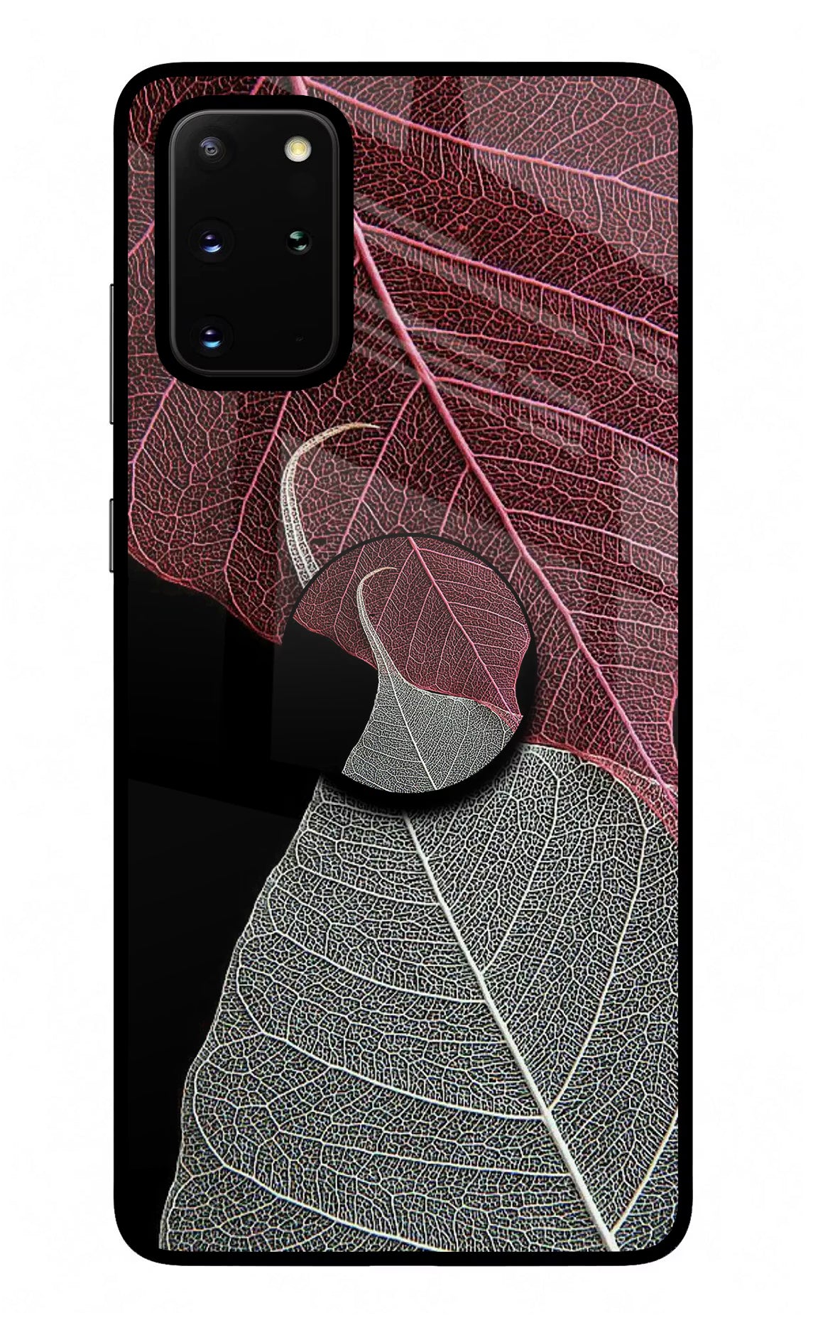 Leaf Pattern Samsung S20 Plus Pop Case by Casekaro