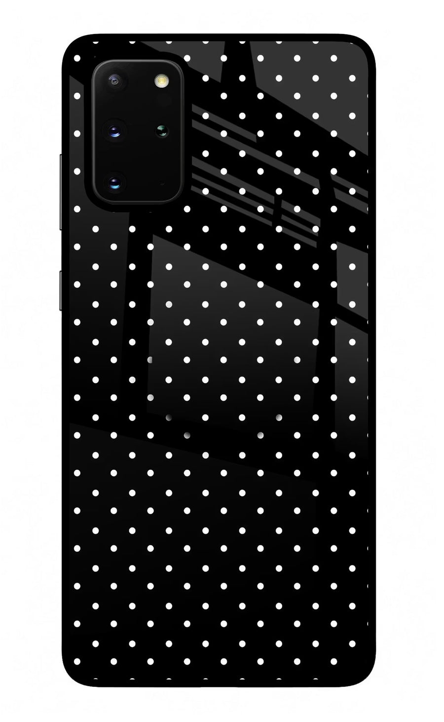 White Dots Samsung S20 Plus Pop Case, Glass case