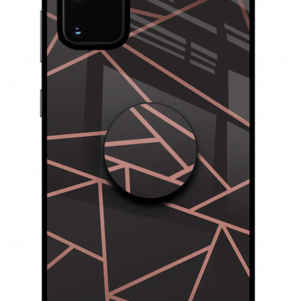 Geometric Pattern Samsung S20 Plus Pop Case by Casekaro