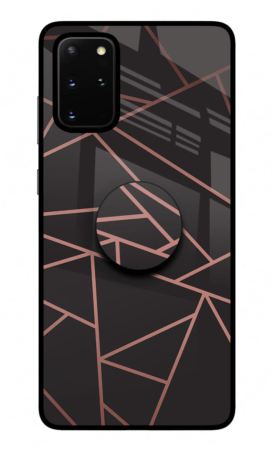 Geometric Pattern Samsung S20 Plus Pop Case, Glass case