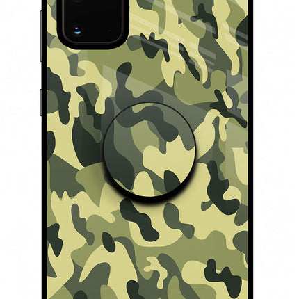 Camouflage Samsung S20 Plus Pop Case by Casekaro