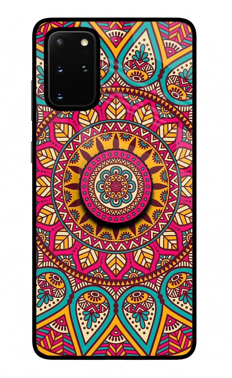 Mandala Samsung S20 Plus Pop Case, Glass case