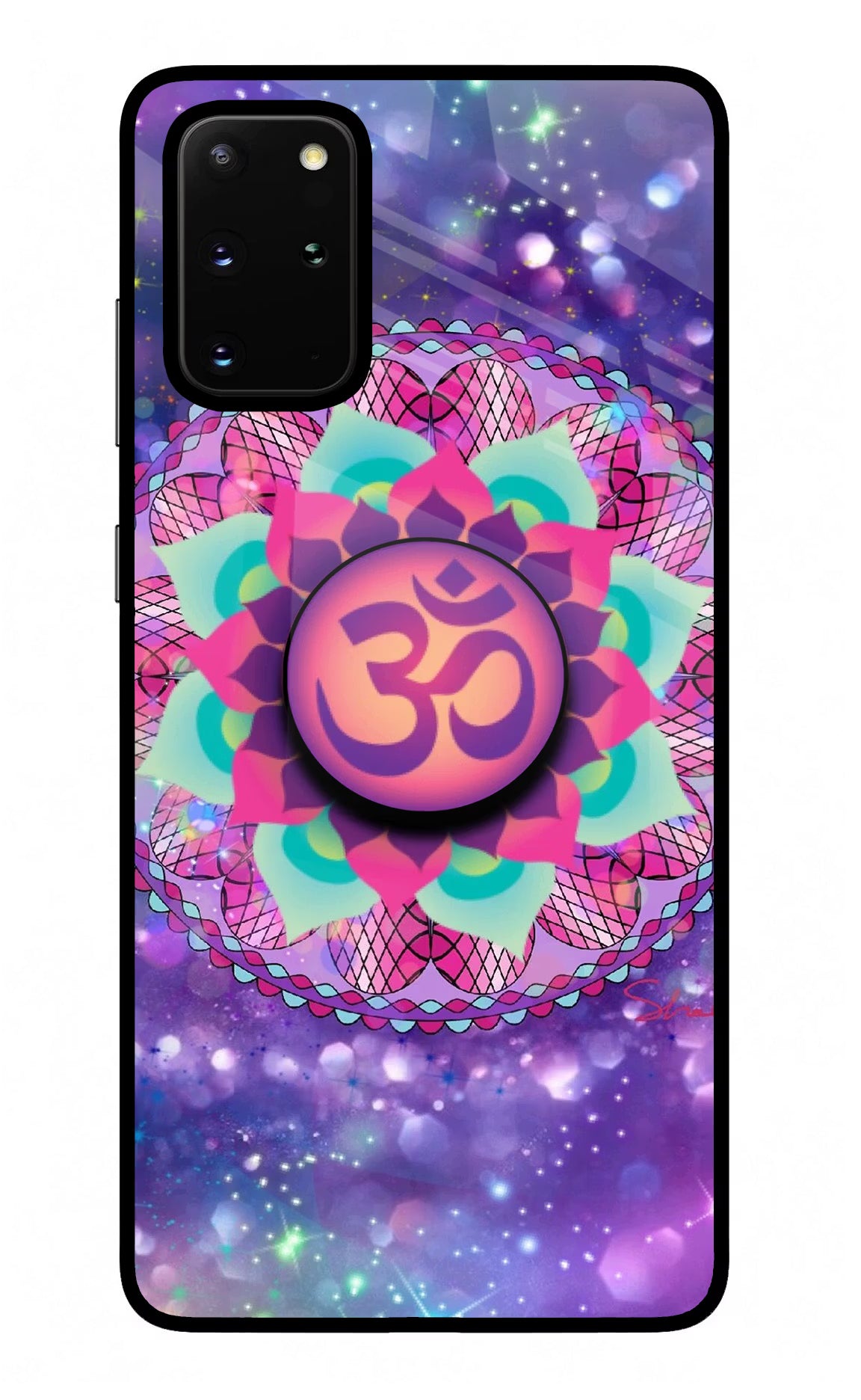 Om Purple Samsung S20 Plus Pop Case by Casekaro