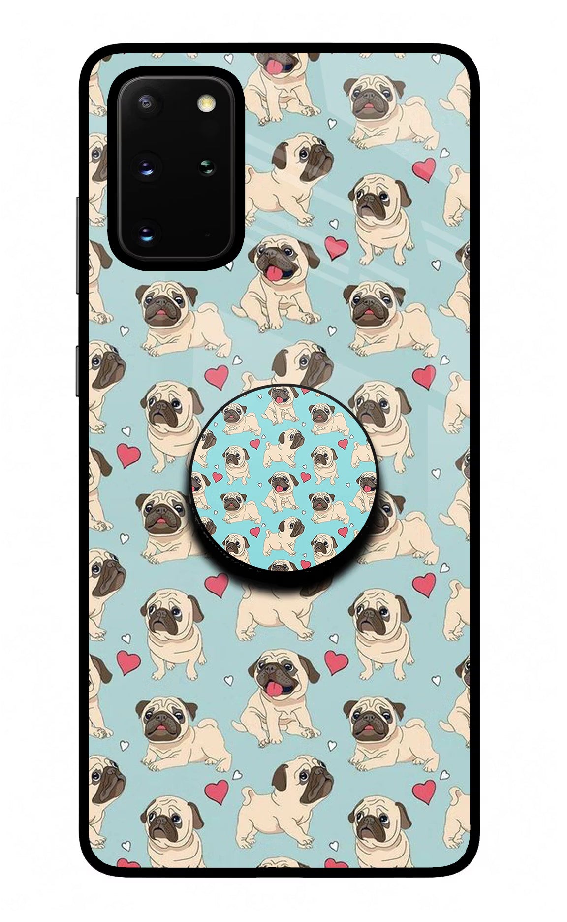 Pug Dog Samsung S20 Plus Pop Case by Casekaro