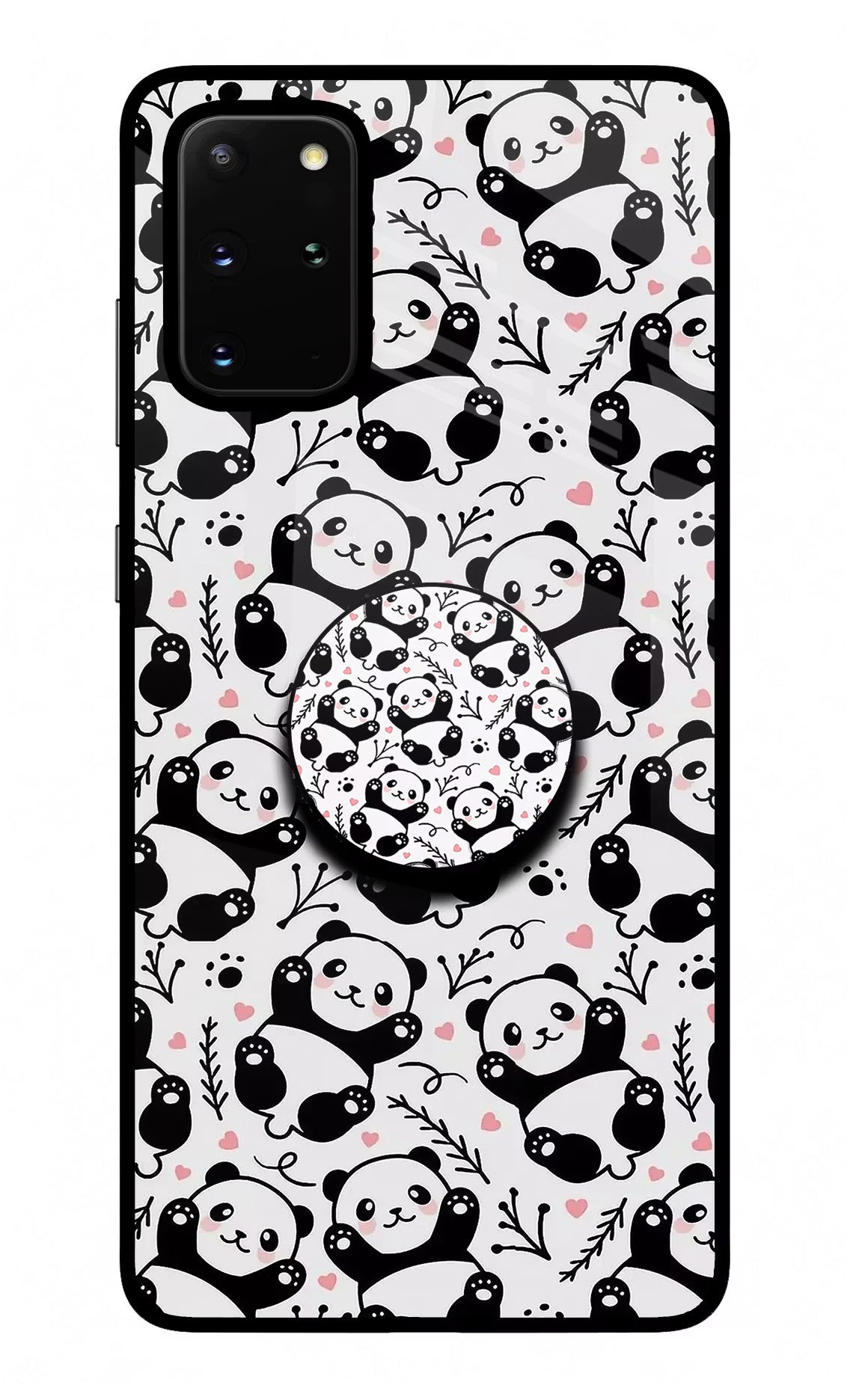 Cute Panda Samsung S20 Plus Pop Case by Casekaro
