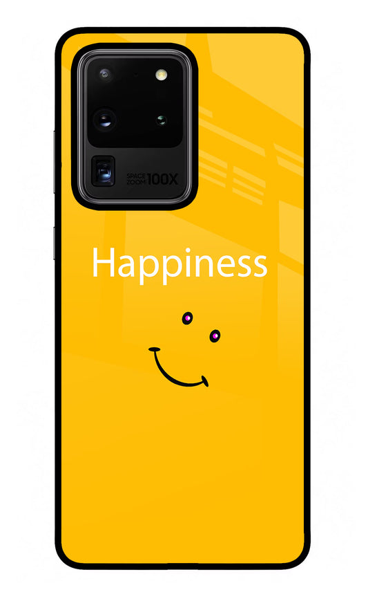 Happiness With Smiley Samsung S20 Ultra Glass Case