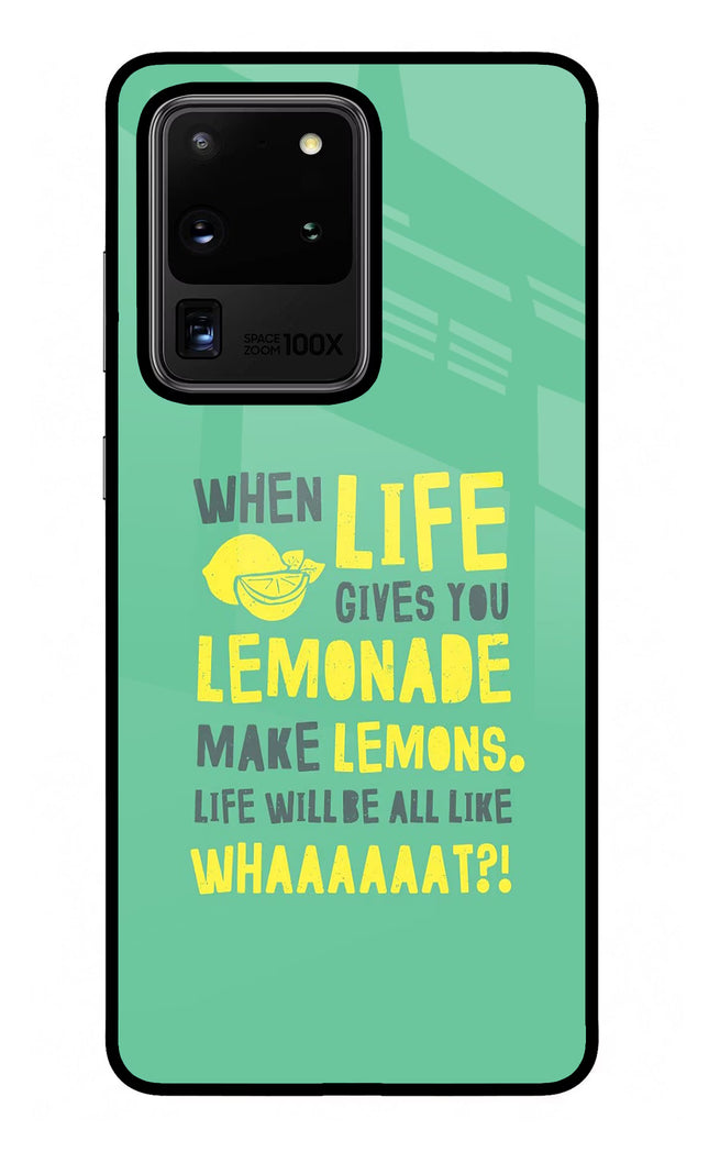 Quote Samsung S20 Ultra Glass Case