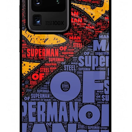 Superman Samsung S20 Ultra Glass Case Back Cover by Casekaro