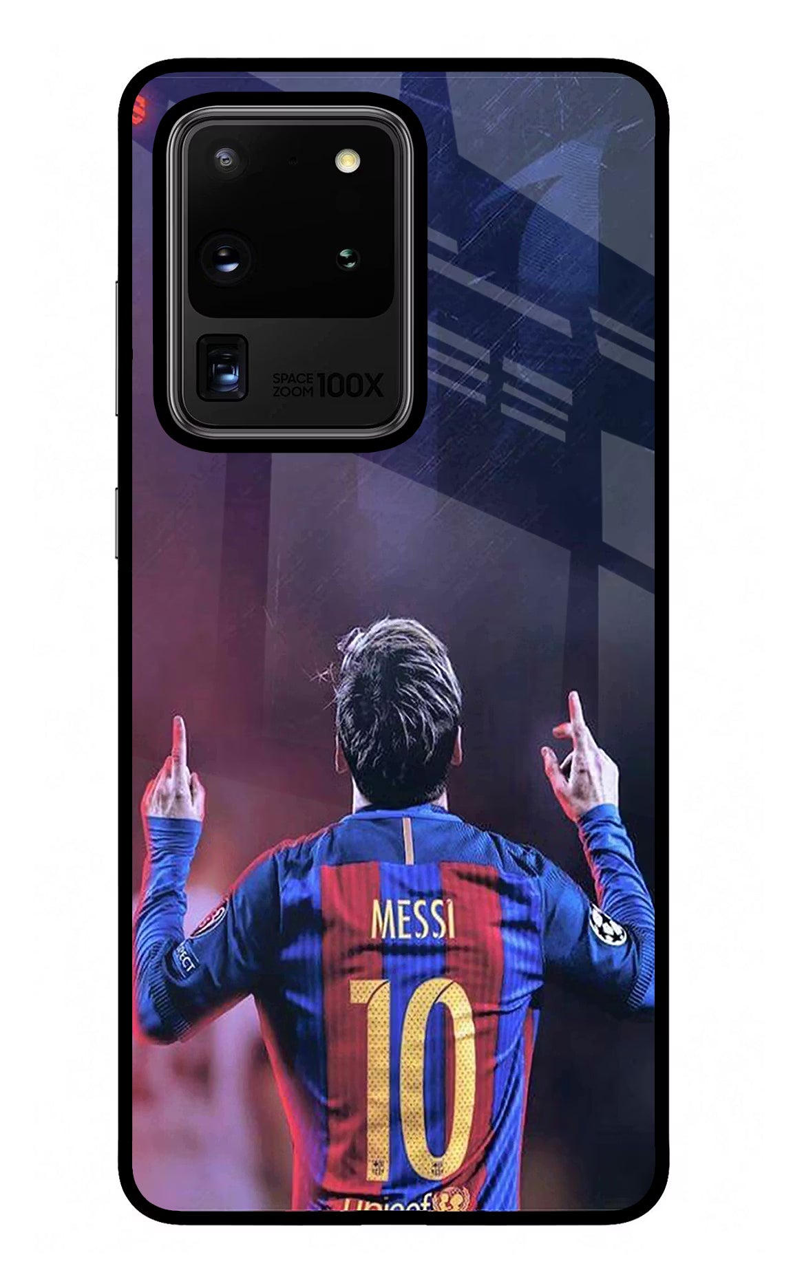 Messi Samsung S20 Ultra Glass Case Back Cover by Casekaro
