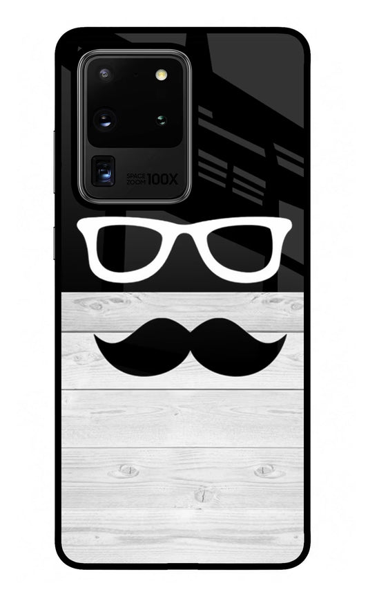 Mustache Samsung S20 Ultra Glass Case
