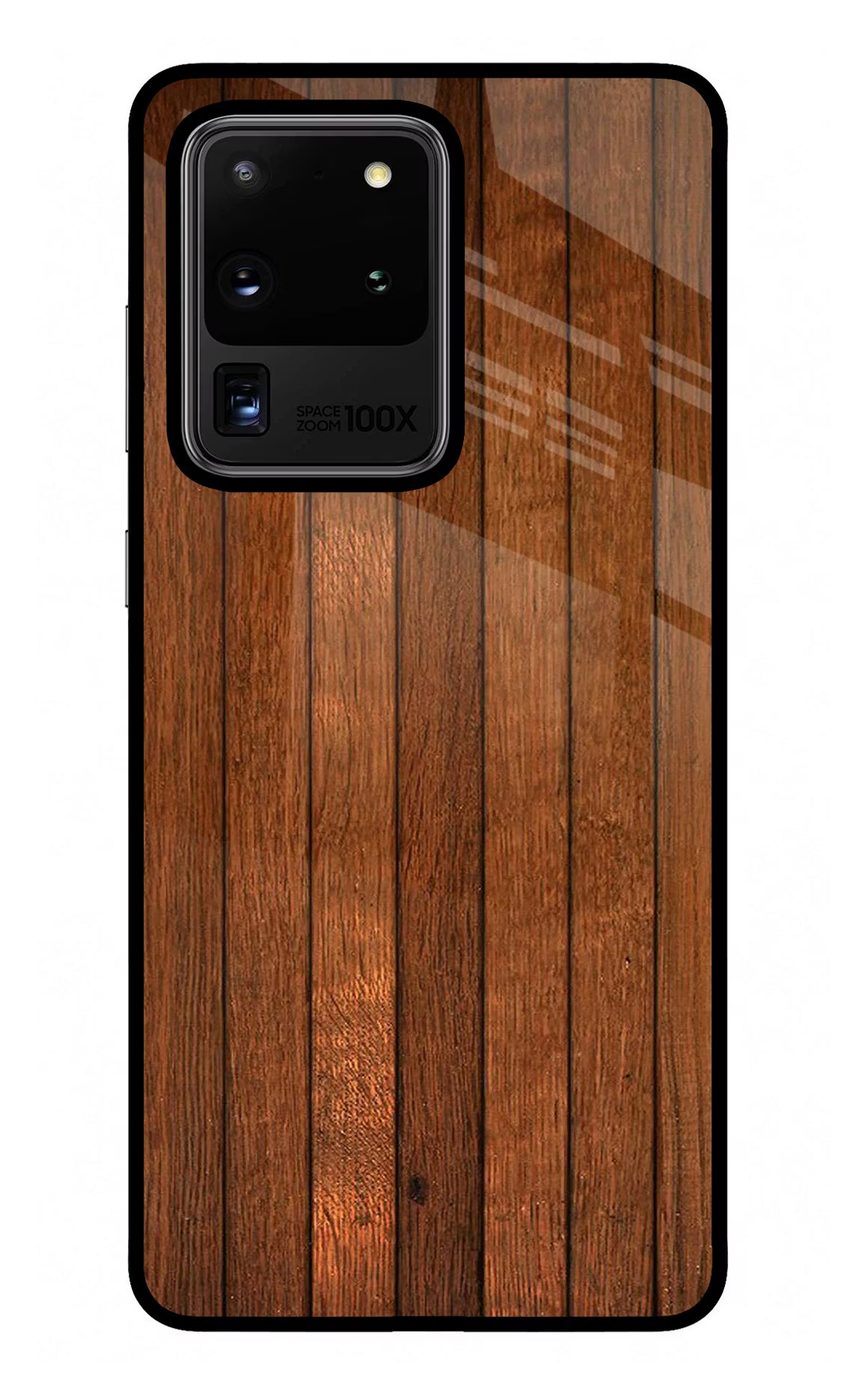 Wooden Artwork Bands Samsung S20 Ultra Glass Case Back Cover by Casekaro