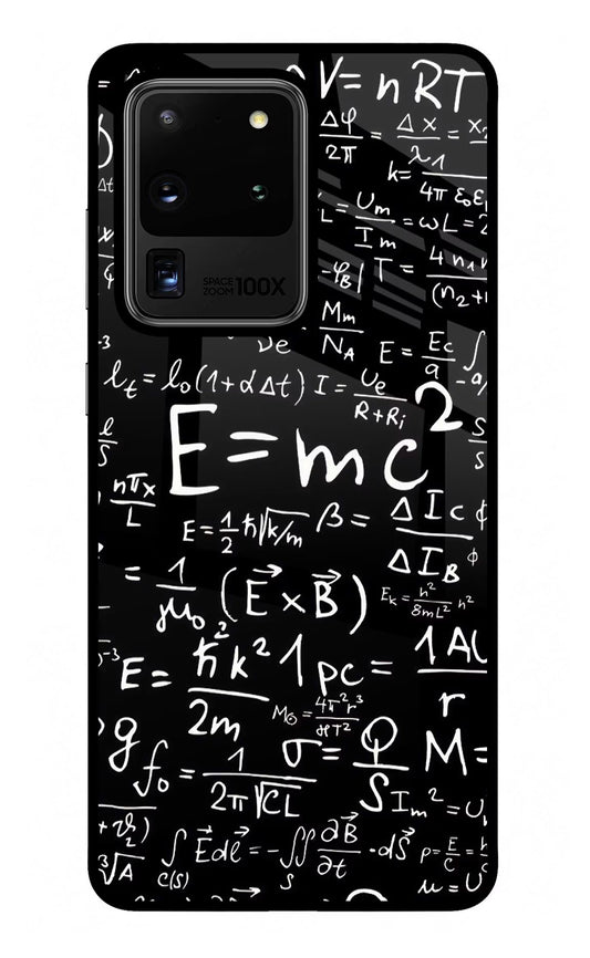 Physics Formula Samsung S20 Ultra Glass Case