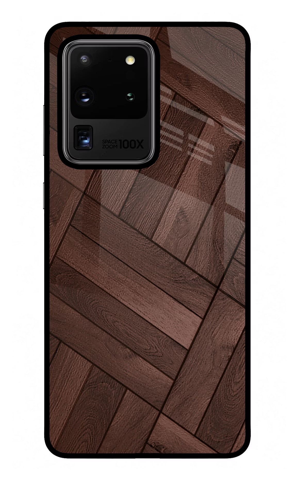 Wooden Texture Design Samsung S20 Ultra Glass Case