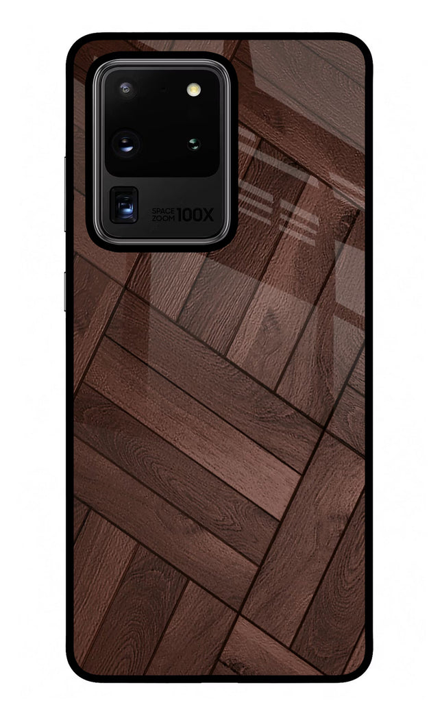 Wooden Texture Design Samsung S20 Ultra Glass Case