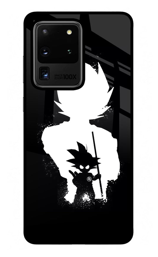 Goku Shadow Samsung S20 Ultra Glass Case