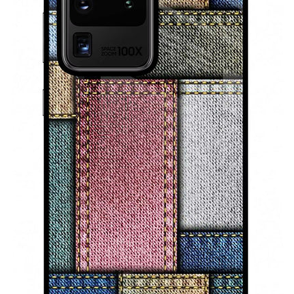 Multicolor Jeans Samsung S20 Ultra Glass Case