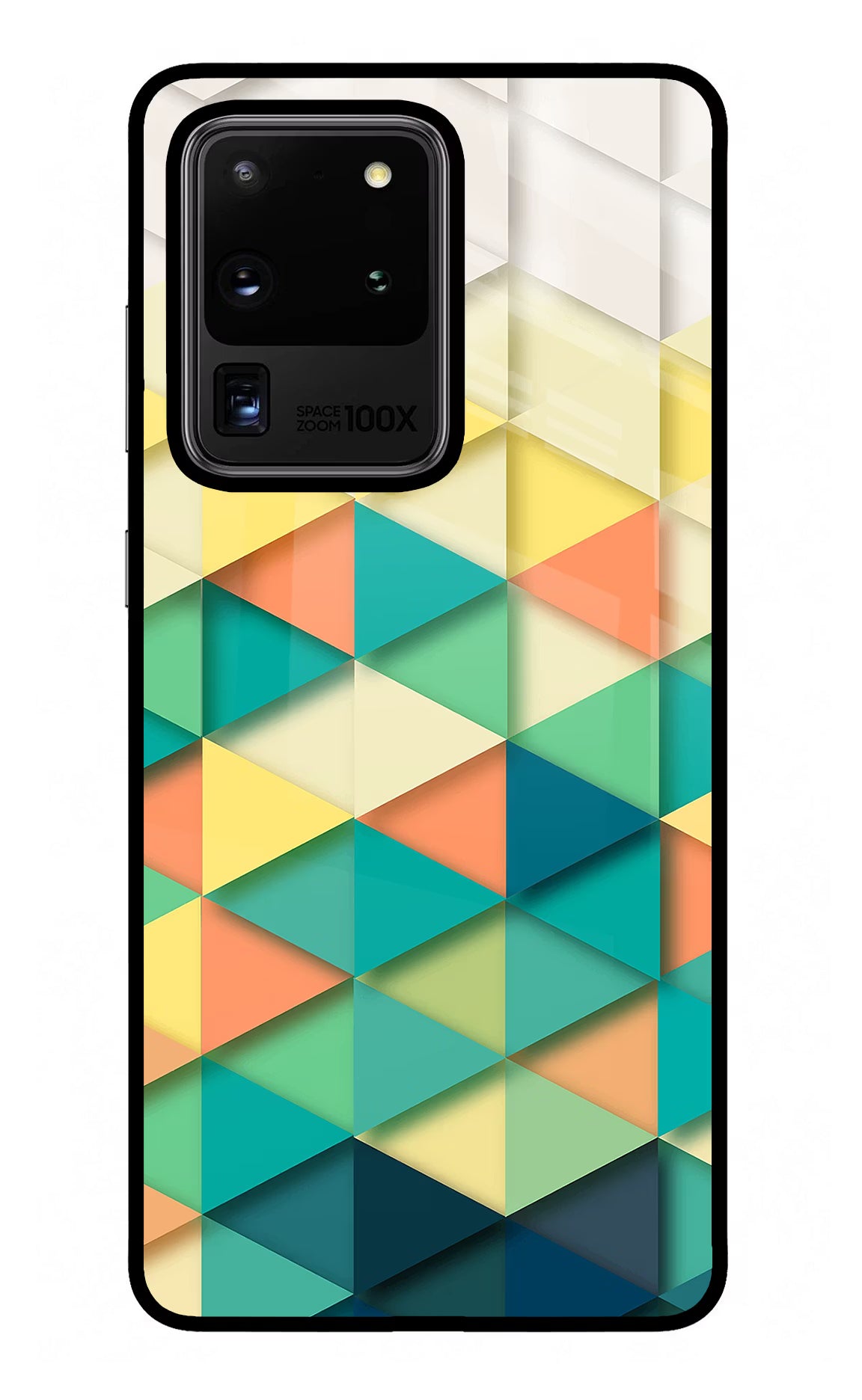 Abstract Samsung S20 Ultra Glass Case Back Cover by Casekaro