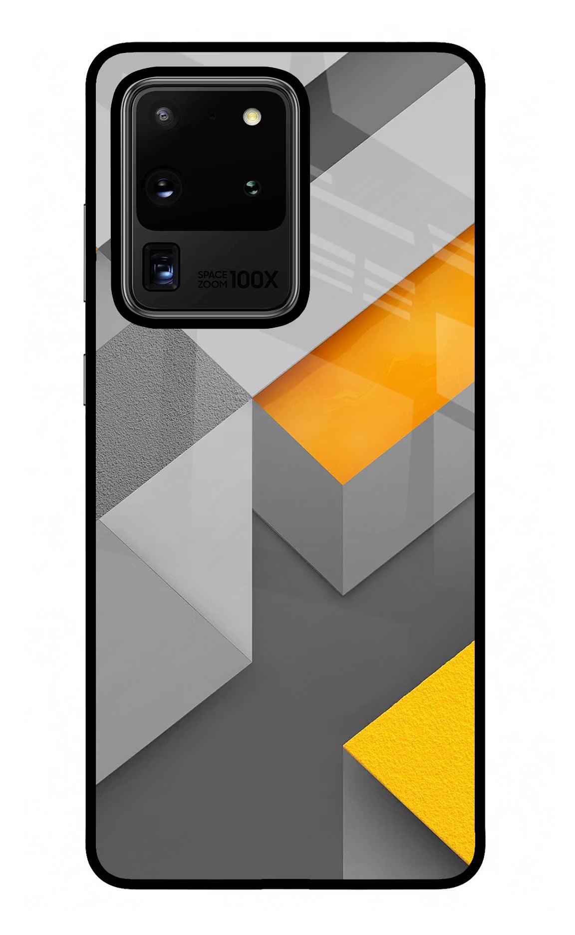 Abstract Samsung S20 Ultra Glass Case Back Cover by Casekaro