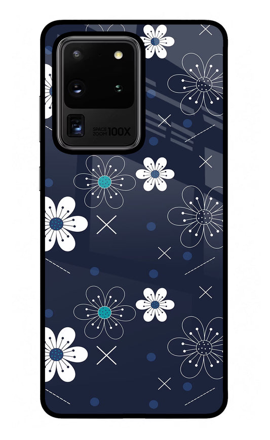 Flowers Samsung S20 Ultra Glass Case