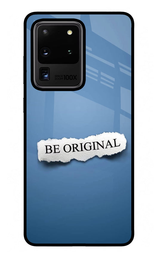 Be Original Samsung S20 Ultra Glass Case