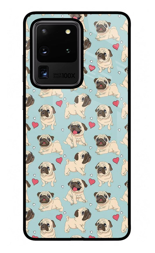 Pug Dog Samsung S20 Ultra Glass Case