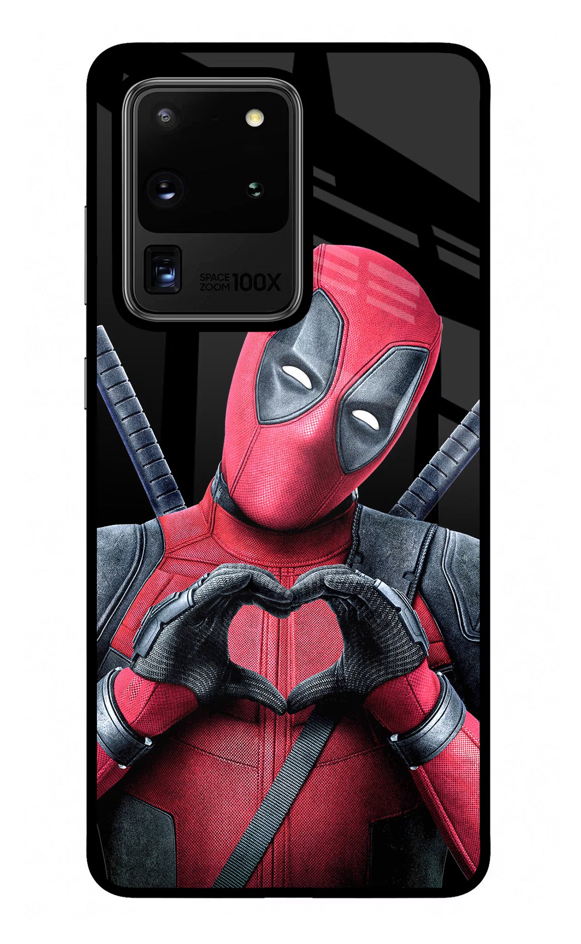 Deadpool Samsung S20 Ultra Glass Case Back Cover by Casekaro