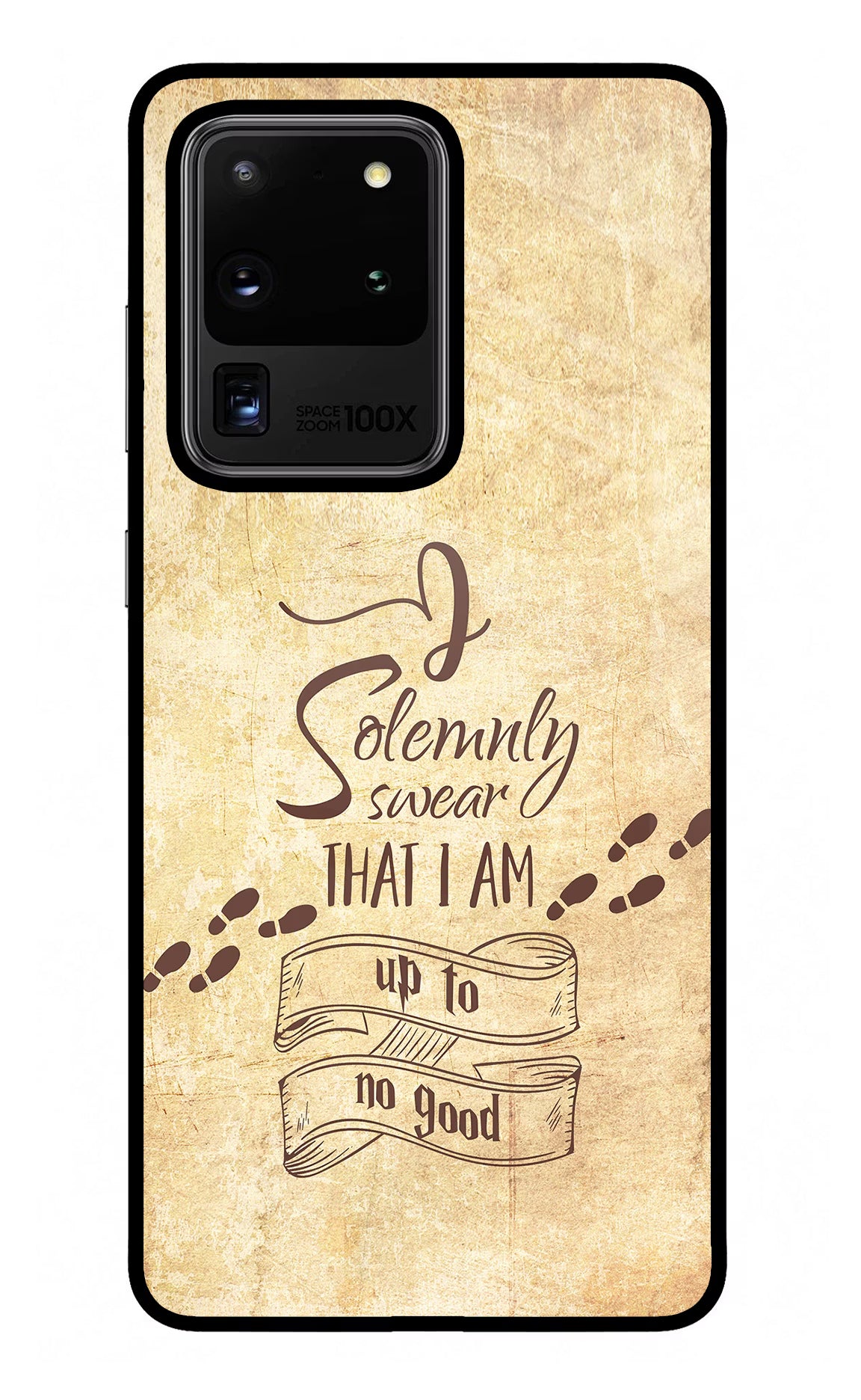 I Solemnly swear that i up to no good Samsung S20 Ultra Glass Case Back Cover by Casekaro