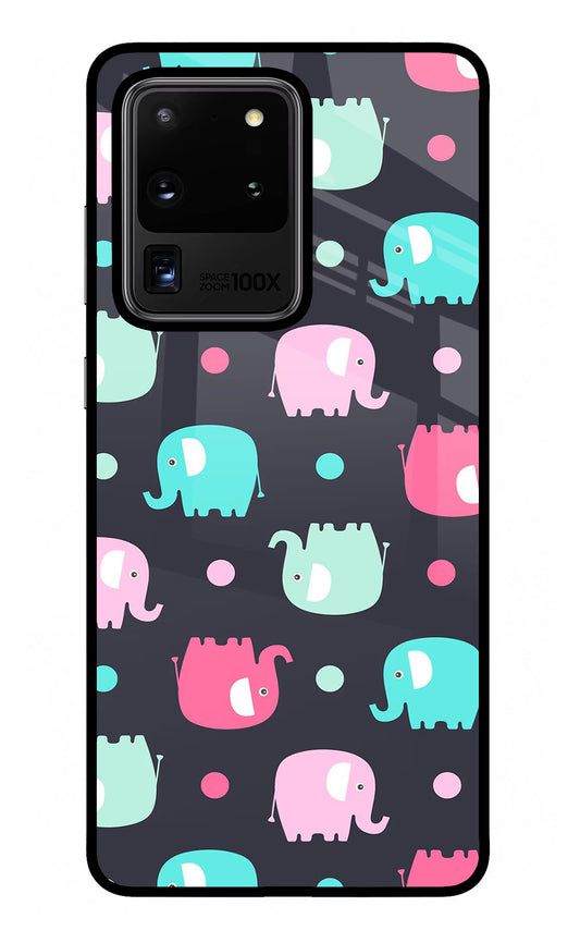 Elephants Samsung S20 Ultra Glass Case