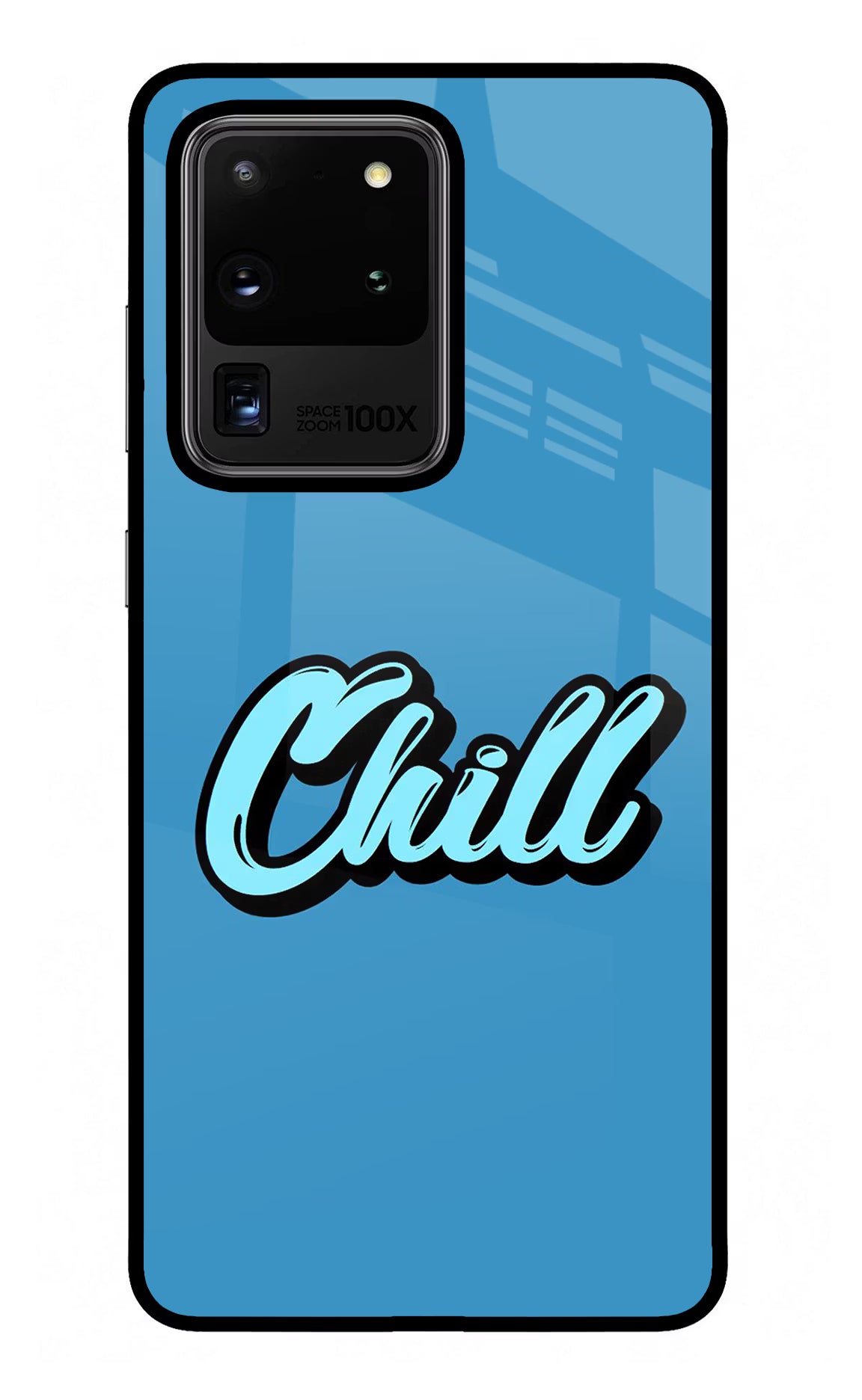 Chill Samsung S20 Ultra Glass Case Back Cover by Casekaro