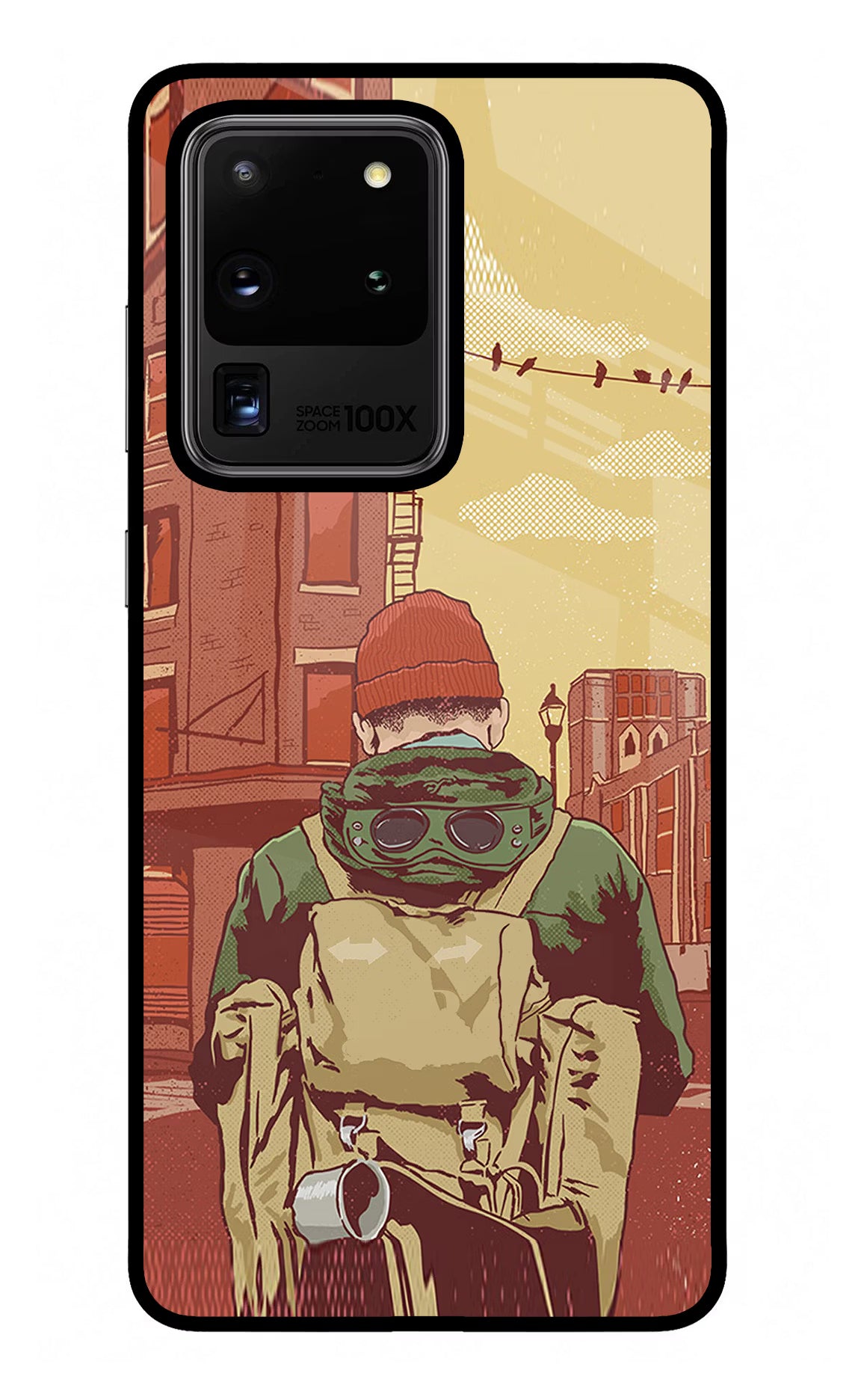 Adventurous Samsung S20 Ultra Glass Case Back Cover by Casekaro
